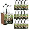 4 1/2" x 4 3/4" Small Father&#8217;s Day Best Dad Ever Gift Bags - 12 Pc. Image 1