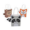 4 1/2" x 5 1/2" Small Woodland Animal Paper Gift Bag Craft Kit - Makes 12 Image 1