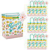 4 1/4" x 5 1/2" Small Groovy Party Gift Bags with Tags - 12 Pc. Image 1