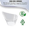 4.375" Clear Teardrop Disposable Plastic Cups (144 Cups) Image 3