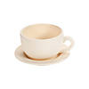 4 5/8" DIY Paintable Ceramic Tea Cup Planters with Saucer - 6 Pc. Image 1