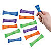 4" Assorted Bright Colors Mesh & Marble Nylon Fidget Toys - 12 Pc. Image 1