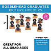 4" Bobblehead Graduates with Diplomas Plastic Picture Holders - 12 Pc. Image 1