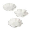 4" Diam. Plain White Ceramic DIY Mini Flower Style Bowls - 12 Pc. Image 1