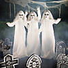 4 ft. Halloween Ghostly Girl Yard Stakes Halloween Decoration - 3 Pc. Image 1
