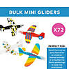 4" x 3 1/2" Bulk 72 Pc. Mini Foam Airplane Gliders Image 2
