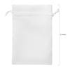 4" x 6" Bulk 96 Pc. Mini White Satin Drawstring Bags Image 1
