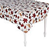 40" x 100 ft. Fall Leaves Disposable Plastic Tablecloth Roll Image 1