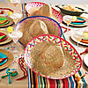 40" x 100 Ft. Fiesta Bright Stripes Sarape Plastic Tablecloth Roll Image 2