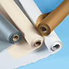 40" x 100 ft. Gold Solid Color Disposable Plastic Tablecloth Roll Image 1