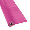 40" x 100 ft. Hot Pink Plastic Tablecloth Roll Image 1