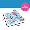 40" x 100 ft. Patriotic Burst Plastic Tablecloth Roll Image 1