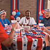 40" x 100 ft. Patriotic Red, White & Blue Disposable Plastic Tablecloth Roll Image 2