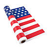 40" x 100 ft. Patriotic Stars & Stripes Plastic Tablecloth Roll Image 1