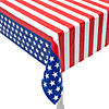 40" x 100 ft. Patriotic Stars & Stripes Plastic Tablecloth Roll Image 1