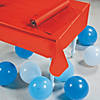 40" x 100 ft. Red Disposable Plastic Tablecloth Roll Image 1