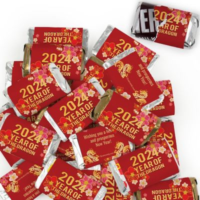41 Pcs Chinese New Year Candy Party Favors for Guests Miniatures Chocolate (41 Pieces) - 2024 Year of the Dragon Image 1