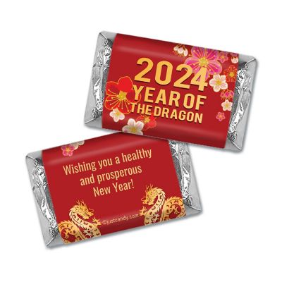 41 Pcs Chinese New Year Candy Party Favors for Guests Miniatures Chocolate (41 Pieces) - 2024 Year of the Dragon Image 1
