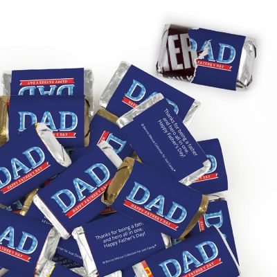 41 Pcs Father's Day Candy Party Favors Hershey's Miniatures Chocolate Gift (Approx. 41 Pcs) Image 1