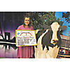 42" x 65" Holstein Friesian Cow Black & White Cardboard Cutout Stand-Up Image 3