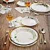 436 Pc. Eucalyptus Bridal Shower Tableware Kit for 48 Guests Image 1