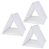45" x  40"Bulk 3 Pc. White Nonwoven Indoor Sleepover Teepee Tents Kit Image 1