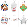 460 Pc. Ultimate Baseball Party Tableware Kit for 48 Guests Image 2