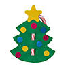 48 Pc. Christmas Tree Candy Cane Craft Kit - Makes 24 Image 1