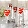 48 Pc. In Sickness & In Health Wedding Water Bottle Tags & Drink Tickets Kit for 24 Image 1