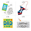 48 Pc. Value Father&#8217;s Day Craft Kit Assortment - Makes 24 Image 1