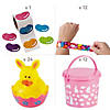 49 Pc. Easter Bucket with Fillers Kit for 12 Image 1