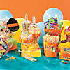 5 1/2" - 8 1/2" Clear Plastic Candy Buffet Containers - 6 Pc. Image 4