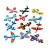 5 1/2" Bulk 72 Pc. Colorful Patterns Foam Glider Toy Assortment Image 1