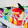 5 1/2" Graduation Multicolor Stuffed Dinosaurs with Cap - 12 Pc. Image 1