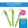 5 1/2" Halloween Plastic Shuttle Pen with Ghost Charm - 12 Pc. Image 2