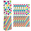5 1/4" x 10" Colorful Print Paper Treat Bag Assortment - 12 Pc. Image 1
