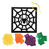 5 1/4" x 5 1/4" Halloween Black Spider Tissue Paper Craft Kit- Makes 12 Image 1