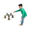 5 1/4" x 8" Halloween Plastic Witch Hat Cone Ring Toss Game Image 1