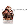5.5 oz. Clear Octagon Disposable Plastic Dessert Cups (108 Cups) Image 2