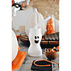 5" 8 oz. Molded Ghost Reusable BPA-Free Plastic Cups with Lids & Straws - 12 Ct. Image 1