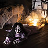 5' Animated Crawling Creepy Woman Halloween Decoration Image 1