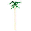 5 Ft. Jumbo Hanging Palm Tree Green & Gold Foil Wall Decoration Image 1