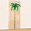5 Ft. Jumbo Hanging Palm Tree Green & Gold Foil Wall Decoration Image 1