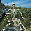 5 Ft. Life-Size Posable Plastic Skeleton Halloween Decoration Image 2