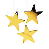 5" Gold Metallic Stars - 12 Pc. Image 1
