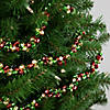 5' Green  Gold and Red Jingle Bell Christmas Garland  Unlit Image 1