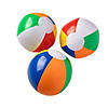 5" Mini Inflatable Multi-Colored Classic Beach Balls - 12 Pc. Image 1