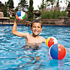 5" Mini Inflatable Multi-Colored Classic Beach Balls - 12 Pc. Image 2