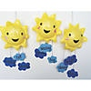 5" Mini Inflatable You Are My Sunshine Sun Shape Beach Balls - 12 Pc. Image 2