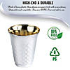 5 oz. Shiny Metallic Aluminum Silver Round Plastic Kiddush Cups (70 Cups) Image 3